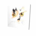 Fondo 16 x 16 in. Watercolor Cat Face Closeup-Print on Canvas FO2789235